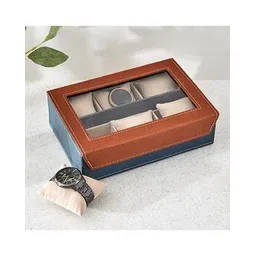 home centre Orion Detroit Faux Leather 6-Compartment Watch Box-picture-24
