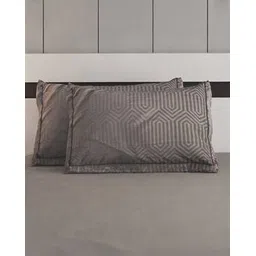 home centre Set of 2 Geometric Print Cotton Pillow Cover 70" x 45"-picture-26