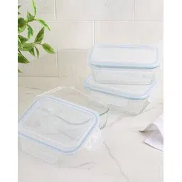 home centre Set of 3 Glass Containers with Lid-picture-29