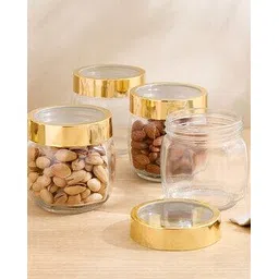 home centre Set of 4 Glass Storage Jars -picture-52