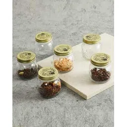 home centre Set of 6 Siattle Preservative Glass Jars-picture-35