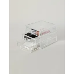 Home Centre Transparent Orion Ducale 3-Drawer Organizer-image-9