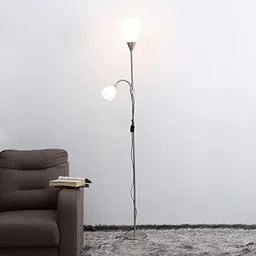 Home Centre Larissa Floor Lamp - Silver-picture-26