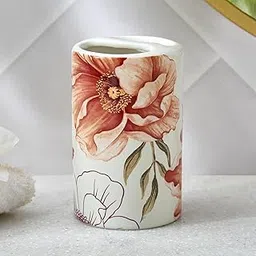 Home Centre Mekong Janett Ceramic Floral Print Tooth Brush Holder-picture-15