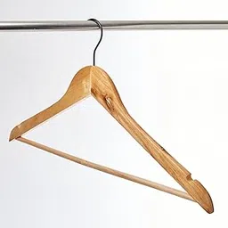 Home Centre Pacific Winston Set of 8 Wooden Clothes Hangers-image-25