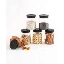 Set of 6 Storage Containers with Lid-image-46