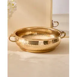 Suvarna Aluminium Hammered Potpourri Bowl-image-14