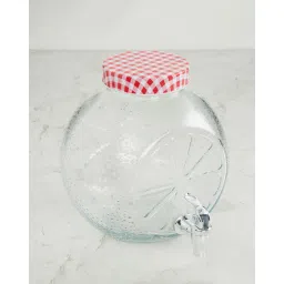 home centre Transparent Glass Dispenser image 2