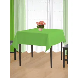 HOME COLORS.IN Green Cotton 2-Seater Table Cover-picture-31