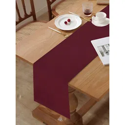HOME COLORS.IN Marron Rectangular Table Runner-picture-16