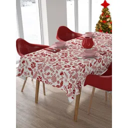 HOME COLORS.IN Multicoloured Cotton 6-Seater Table Cover-picture-33