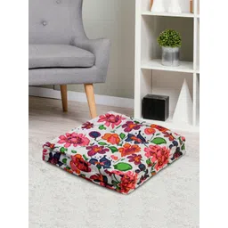 HOME COLORS.IN Pink & Purple Printed Pure CottonCushions-picture-19