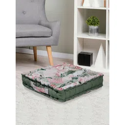 HOME COLORS.IN Pink & White Printed Pure CottonCushions-picture-20