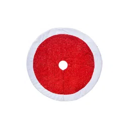Home Heart Red & White Sequined Round Christmas Tree Skirt-picture-23