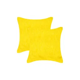 Home Heart Yellow 2 Pieces Square Cushion Covers-picture-18