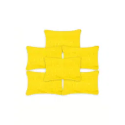 Home Heart Yellow 6 Pieces Rectangle Cushion Covers-picture-26