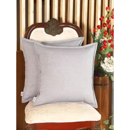 Home Blue 2 Pieces Cotton Square Cushion Covers-picture-28