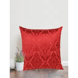 Home Red Square Cushion Printed Self Design Covers-picture-41