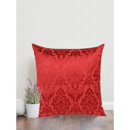 Home Red Square Printed Self Design Cushion Covers-picture-15