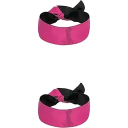 home mart Adjustable Satin Blindfold/Eye Cover/Sleep Mask/Satin Eye Covers For Couple,Travel, Nap, Meditation (Pack Of 2),Pink-picture-43