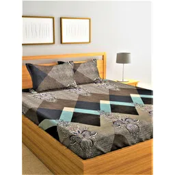 Home Sizzler Unisex Grey Bedsheets-picture-16