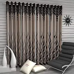 Home Sizzler Set of 4 Door Curtains - 7 Feet Long-picture-11