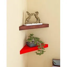 home sparkle Set of 2 Corner Wall Shelves-picture-16