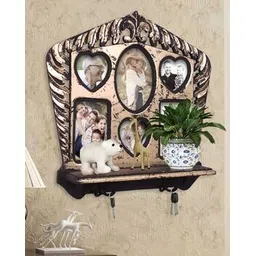 home sparkle Wall Shelf Photoframe & Hooks Engineered Wood-picture-35