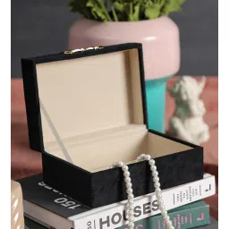 home4u Bijou Black Engineered Wood & Metal Jewellery Organiser-picture-19