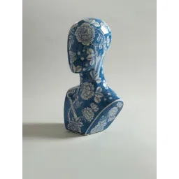 Home4U Blue Porcelain Oriental Human Sculpture-picture-12