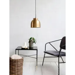 Home4U Orbi Gold Brass Hanging Lamp Large-picture-44