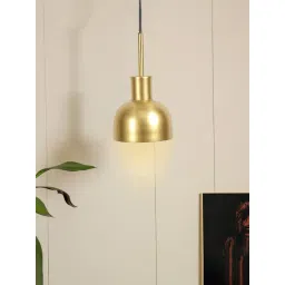 Home4U Orbi Gold Brass Hanging Lamp Small-picture-29