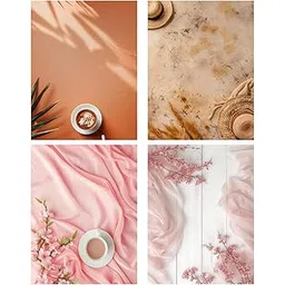 HomeArt 2 Sheet 2 in 1 Product Photography Backdrop 3D Flat Lay Tabletop Double-Sided 20x29 Photo Background PVC Wrinkle Free for Small Products Food, Cosmetics Shoot (Combo 5)-picture-41