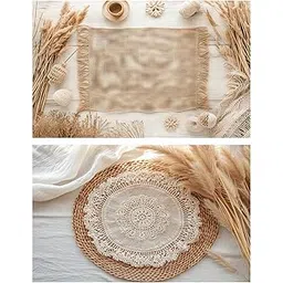 homeart Sheet 2 in 1 Product Photography Backdrop 3D Flat Lay Tabletop Double-Sided 20x29 Photo Background PVC Wrinkle Free for Small Products Food, Cosmetics Shoot (Combo 21)-picture-22