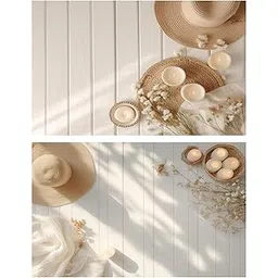 HomeArt Sheet 2 in 1 Product Photography Backdrop 3D Flat Lay Tabletop Double-Sided 20x29 Photo Background PVC Wrinkle Free for Small Products Food, Cosmetics Shoot (Combo 23)-picture-37
