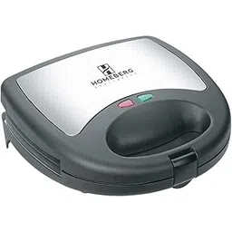 Homeberg 2-in-1 Toast Sandwich Maker & Grill Panini Press | Non-Stick, Detachable Interchangeable Plates | Multi-Function Electric Sandwich Toaster-picture-31