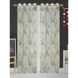 Homefab India Unisex Green Curtains and Sheers-picture-26