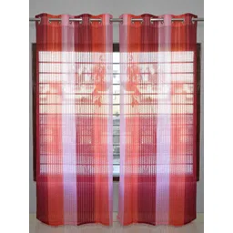 Homefab India Unisex Maroon Curtains and Sheers-image-34
