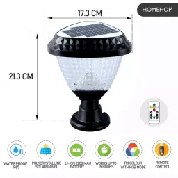 Homehop 10W Solar LED Main Gate Light for Home Garden, Outdoor image 2