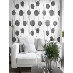 HOMEMATES White & Black Printed Waterproof Wall Sticker-picture-28