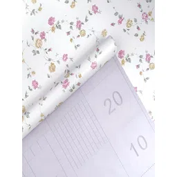 HOMEMATES White & Pink Printed Waterproof Wall Sticker image 3