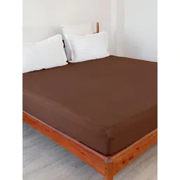 HOMEMONDE Brown Terry Water Resistant Mattress Protector-picture-34