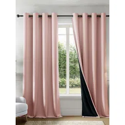 HOMEMONDE Pink Set of 2 Black Out Long Door-picture-13