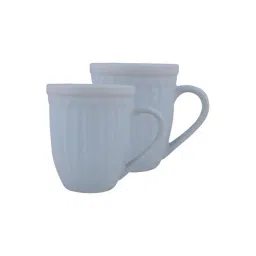 Homesake 'Altered Glaze Latte Evening' Blue Ceramic Mug (0.26 L) - Set of 2 image 3