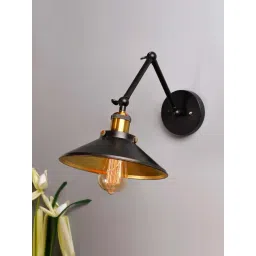 Homesake Black Edison 360 Cone Shade Wall Lamp - Set of 1-picture-25