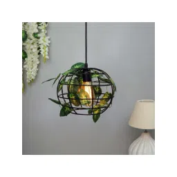 Homesake Black Metal Sphere Pendant Light - Set of 1-picture-23