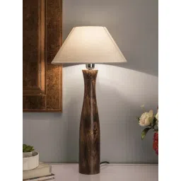 Homesake Black Wooden Table Lamp (Bulb Included) - Set of 1-picture-25