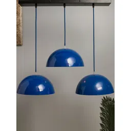 Homesake Blue 3-lights Linear Cluster Pendant Ceiling Lamp-picture-39