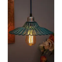 Homesake Blue Self Design Handcrafted Hanging Light-picture-10