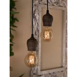 Homesake Brown Set of 2 Handcrafted Edison Filament Hanging Lights-picture-41